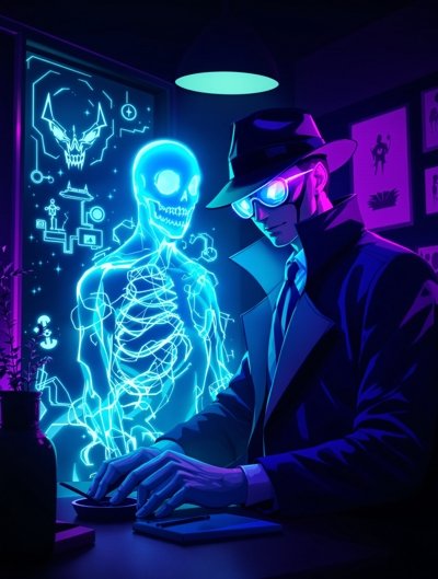 幽灵侦探社 漫画封面
