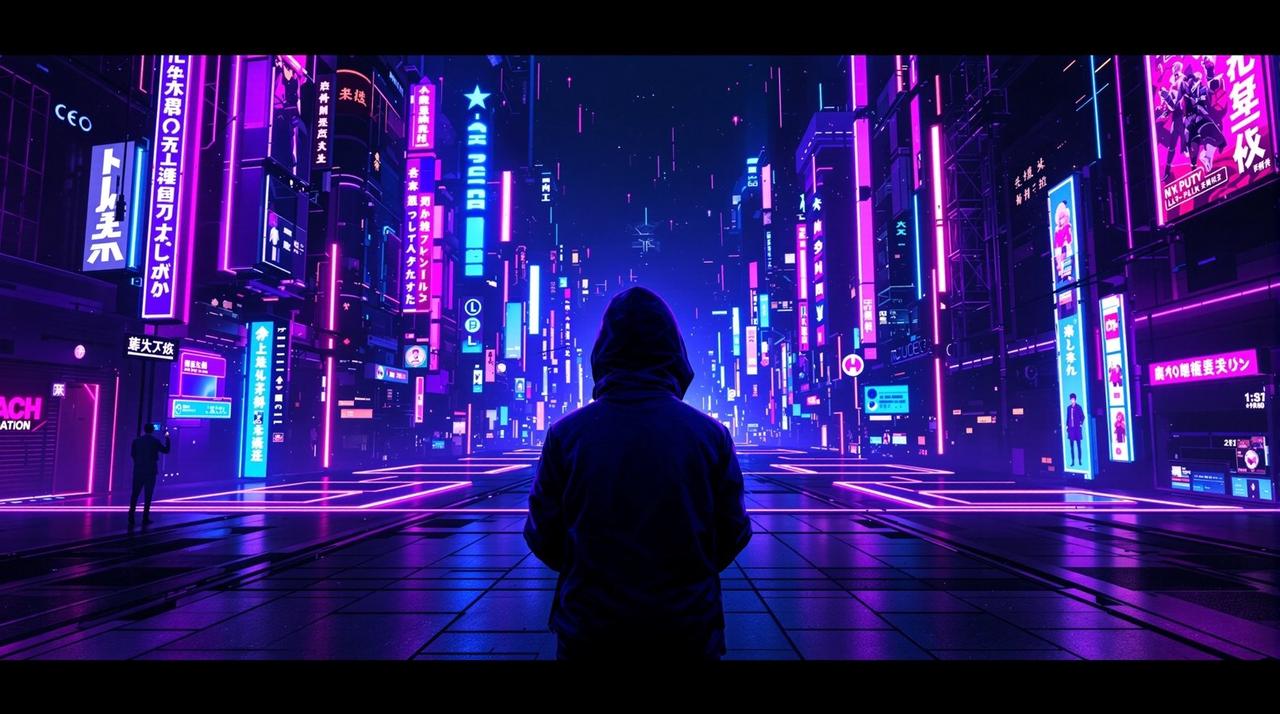 赛博朋克之都 - 抖漫 赛博朋克之都 宣传海报